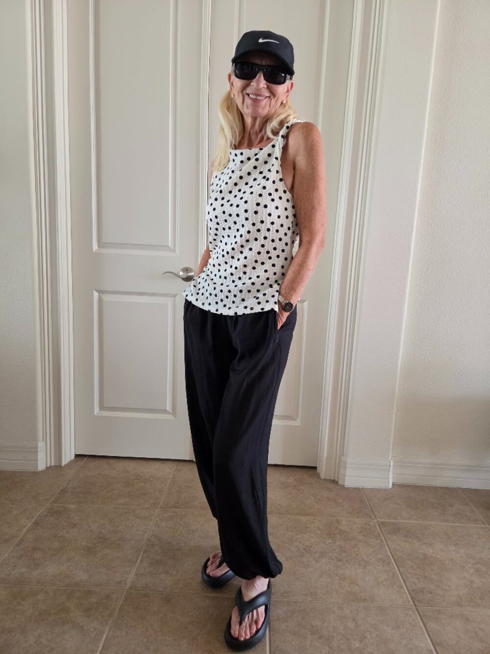 H&M Polka-Dot tank top size S